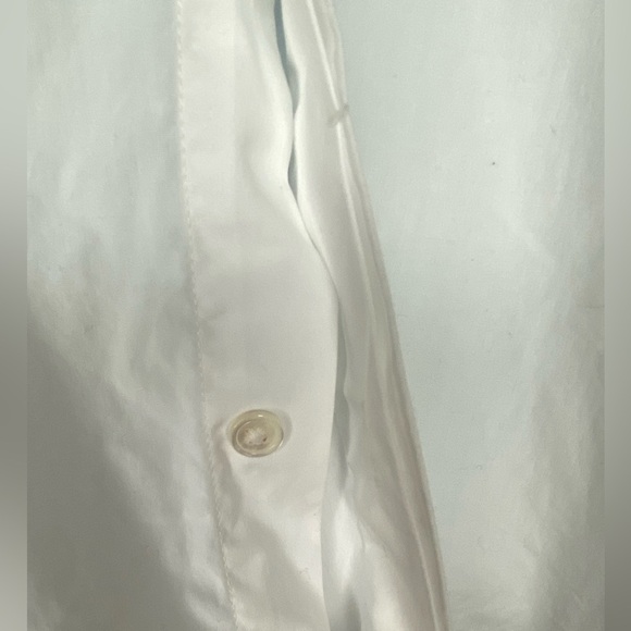 BALMAIN Wing-Collared Oxford Classic White Tuxedo Shirt - Picture 7 of 15